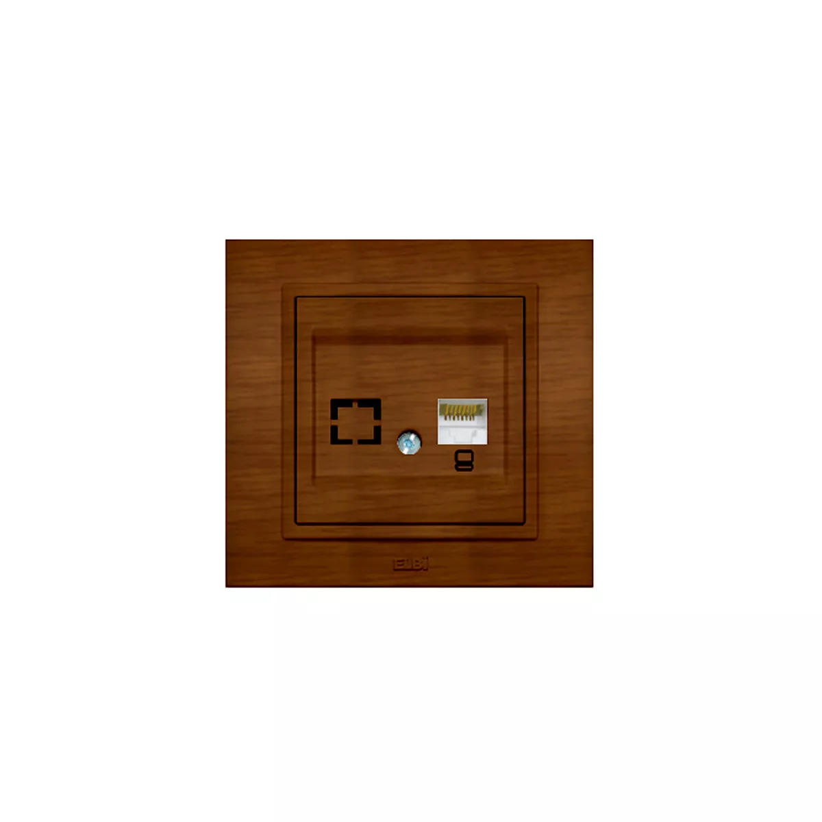 РОЗЕТКА КОМПЮТЪРНА ZENA-ЧЕРЕША RJ45 CAT.6 UTP/500-012800-247