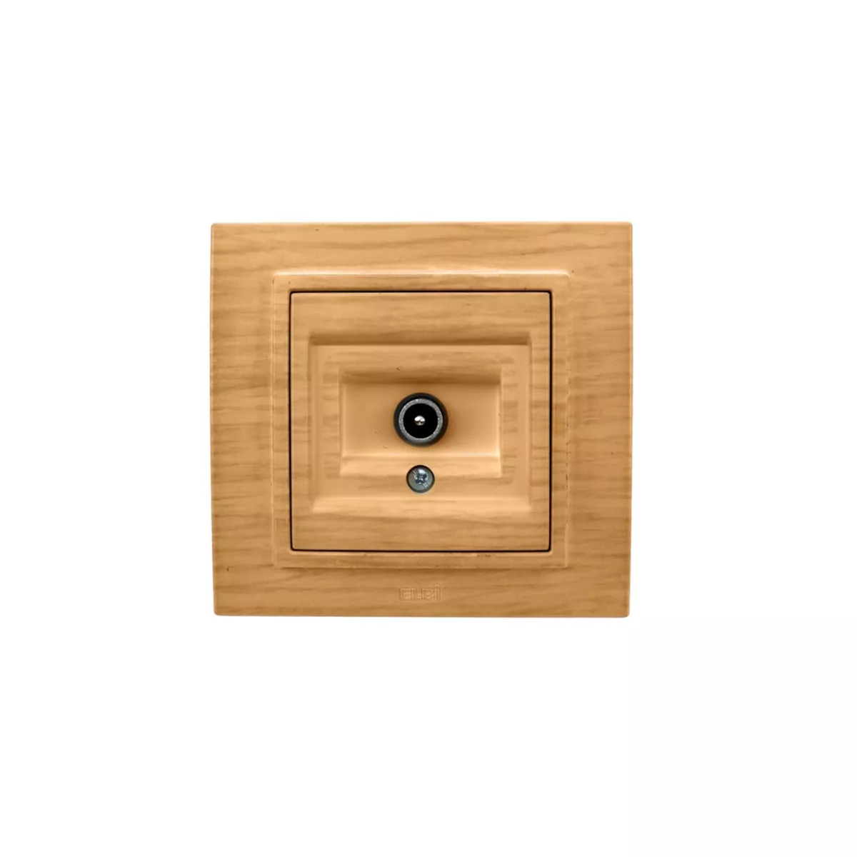 РОЗЕТКА TV СВЕТЛО ДЪРВО ZENA - МЕЖДИННА/ 500-012700-272