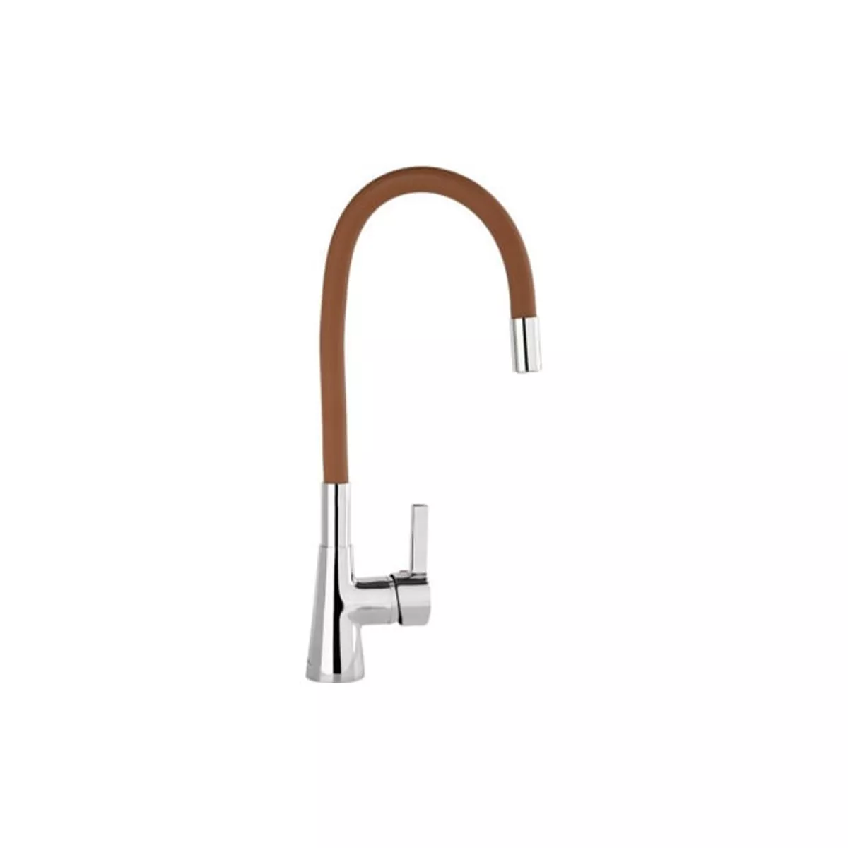 СМЕСИТЕЛ КУХНЕНСКИ С ГЪВКАВА ЛЕБЕДКА КАФЯВ FALA- 75712