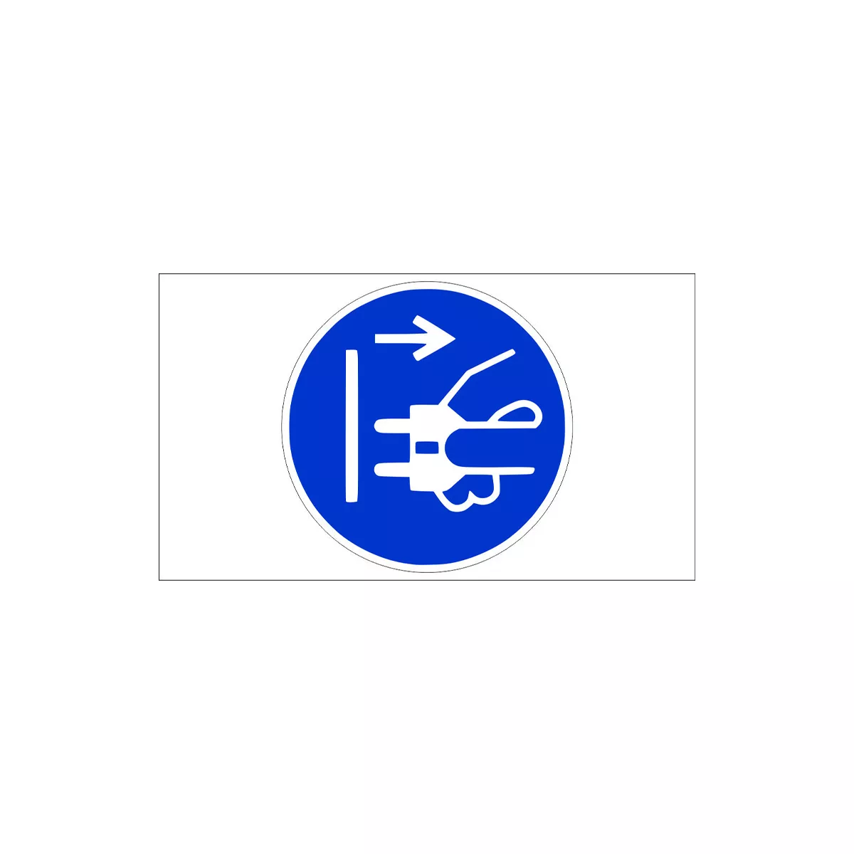 ТАБЕЛА ИЗКЛЮЧЕТЕ ЗАХРАНВАЩИЯ КАБЕЛ PVC 20/20СМ 305 ТАБЕЛА ИЗКЛЮЧЕТЕ ЗАХРАНВАЩИЯ КАБЕЛ PVC 20/20СМ 305