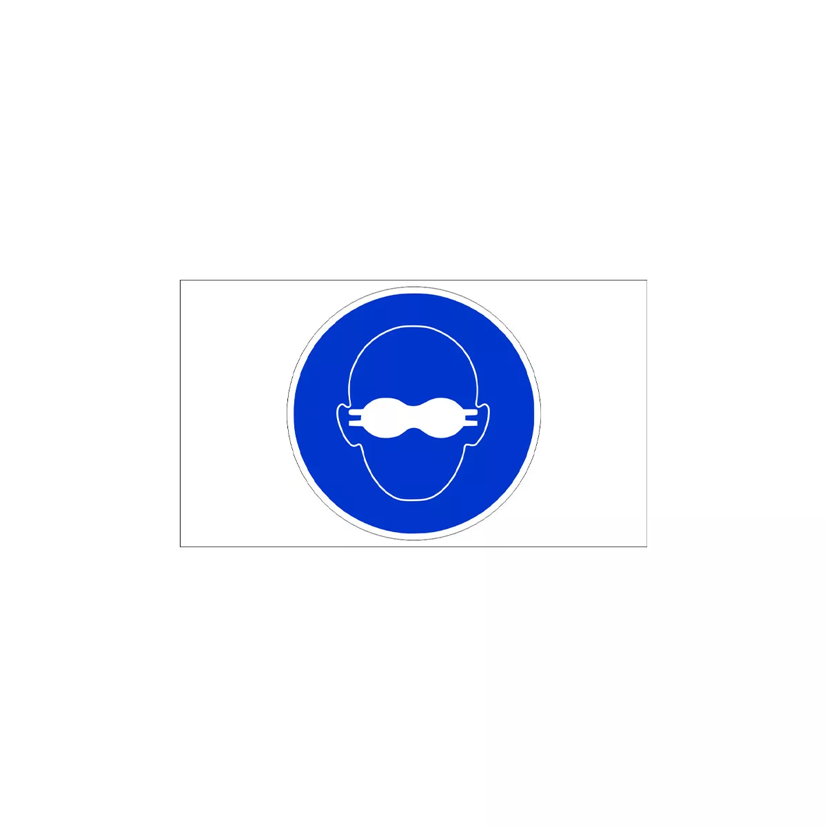 ТАБЕЛА ЗАДЪЛЖИТЕЛНО ДА СЕ НОСИ НЕПРОЗРАЧНА ЗАЩИТА НА ОЧИТЕ БОНД 40/40 СМ 307