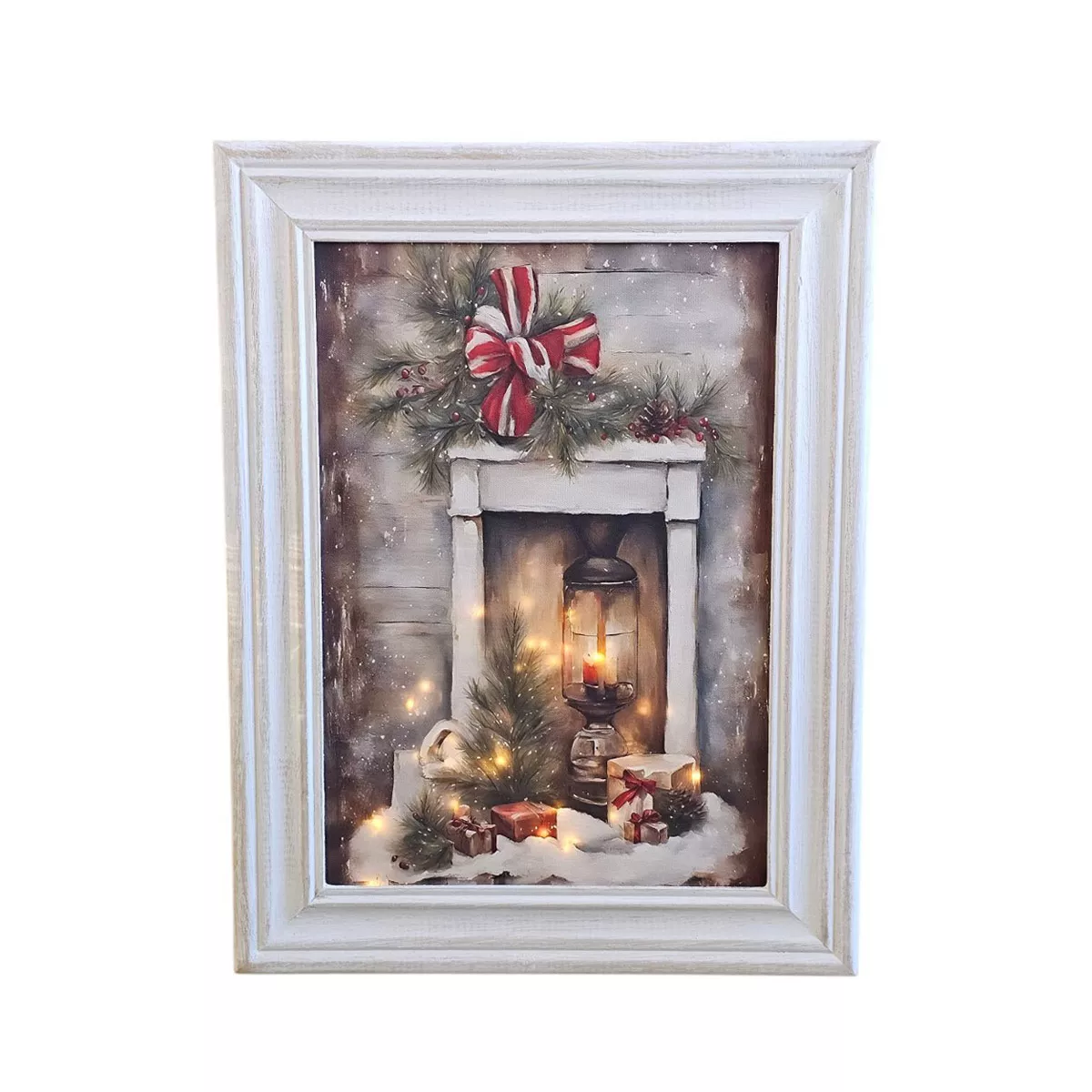 КОЛЕДНА КАРТИНА - КАМИНА