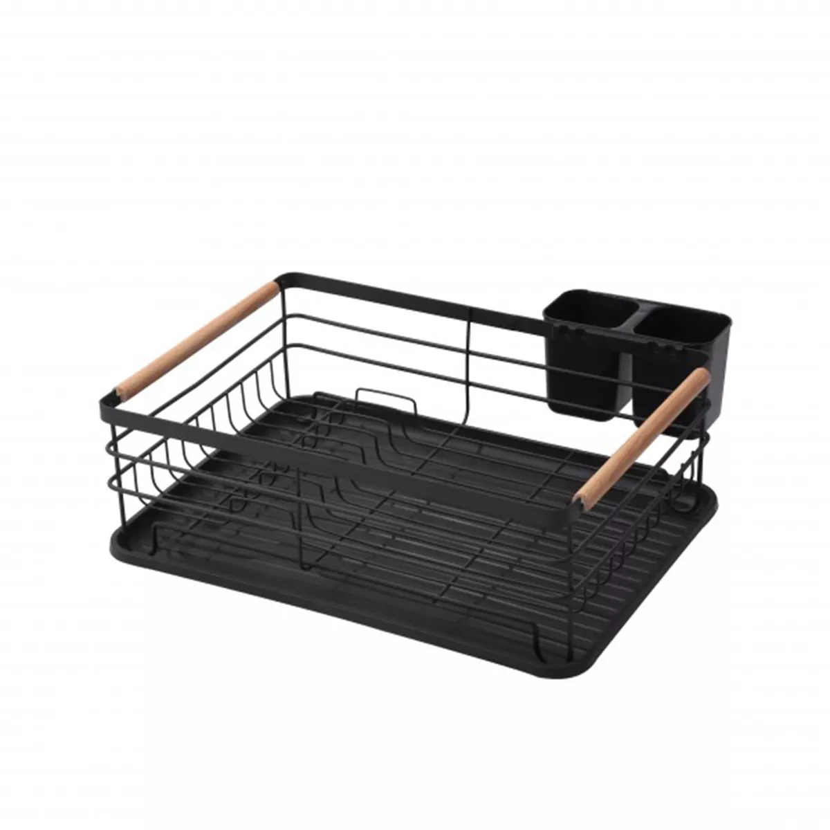 СУШИЛНИК ЗА СЪДОВЕ ROSBERG R53000N 1НИВО 43*31,5*14СМ ЧЕРЕН