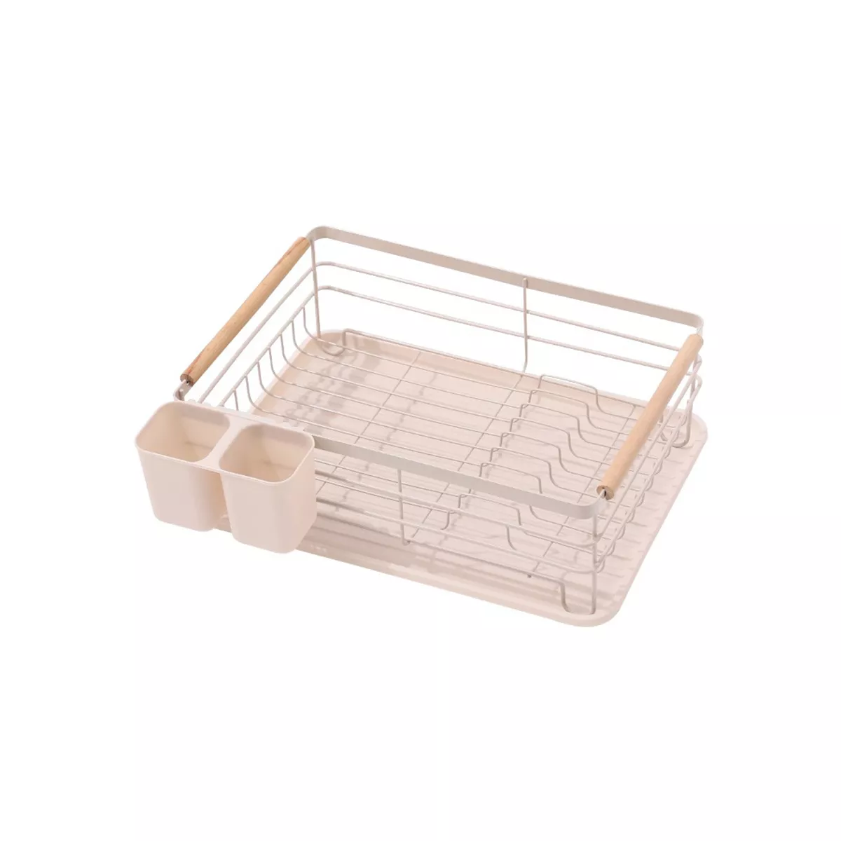 СУШИЛНИК ЗА СЪДОВЕ ROSBERG R53000N 1НИВО 43*31,5*14СМ БЕЖ.