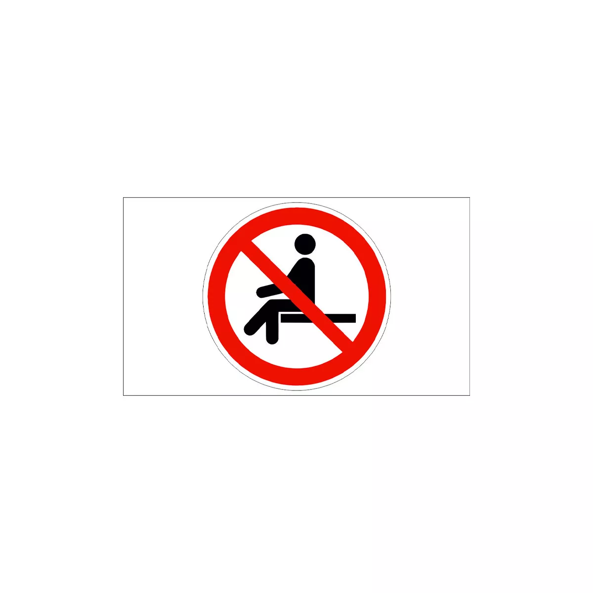 ТАБЕЛА ЗАБРАНЕНО СЯДАНЕТО PVC 20/20 СМ 414 ТАБЕЛА ЗАБРАНЕНО СЯДАНЕТО PVC 20/20 СМ 414