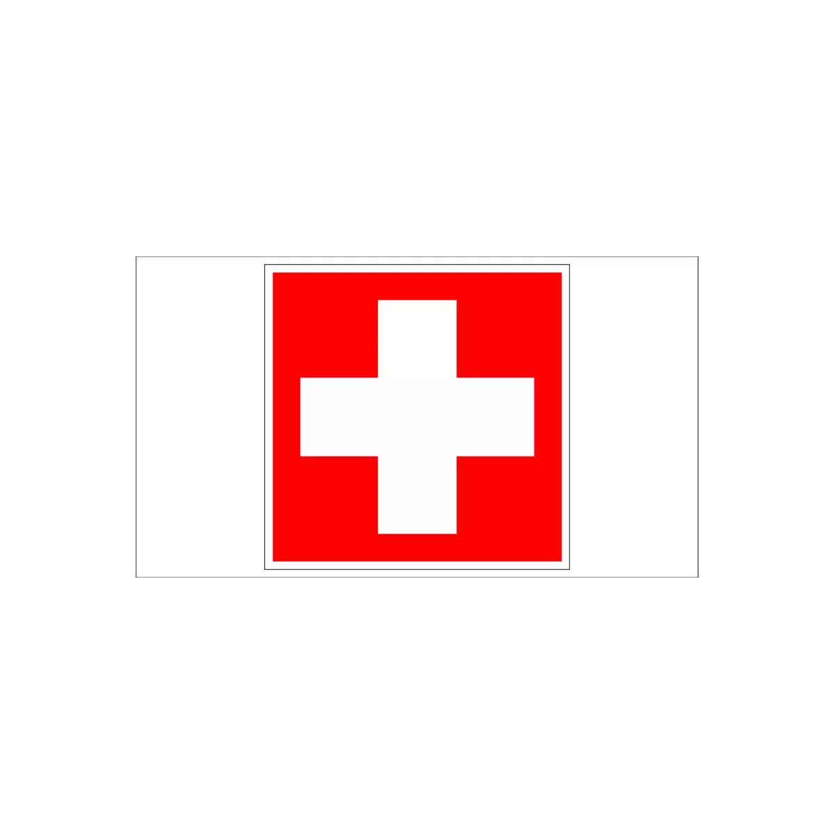 ТАБЕЛА ЧЕРВЕН КРЪСТ PVC 20/20 СМ 506