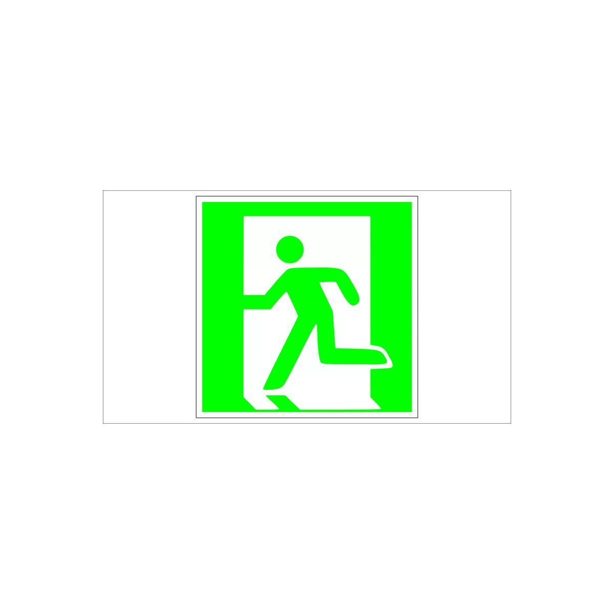 ТАБЕЛА ЕВАКУАЦИОНЕН ИЗХОД НАЛЯВО БОНД 30/30 СМ 500