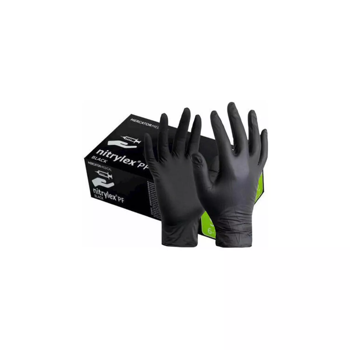 РЪКАВИЦИ ОТ НИТРИЛ BLACK S 100БР