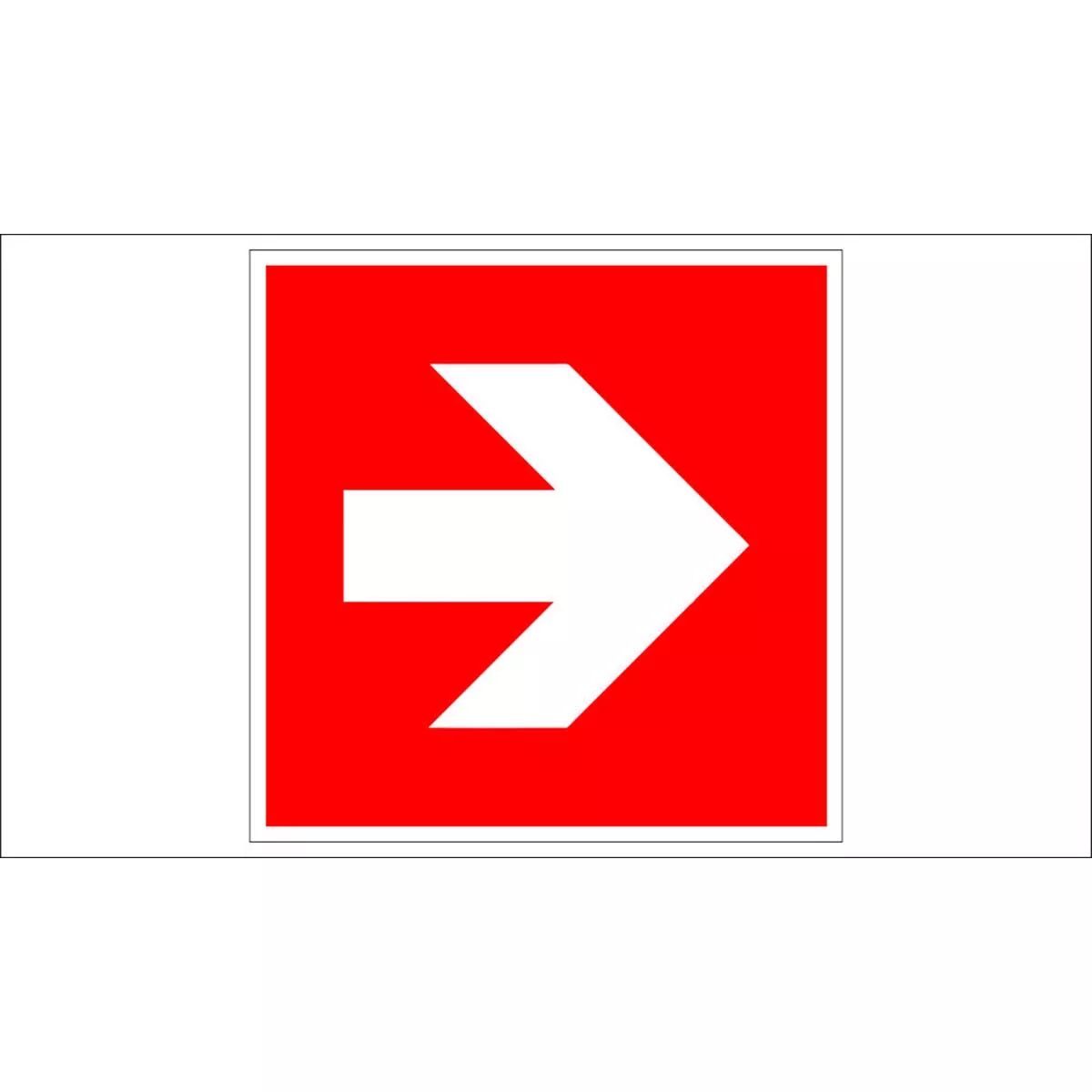 ТАБЕЛА ПОСОКА КЪМ ПОЖАРОГАСИТЕЛНИТЕ СРЕДСТВА PVC 30/30 СМ 706