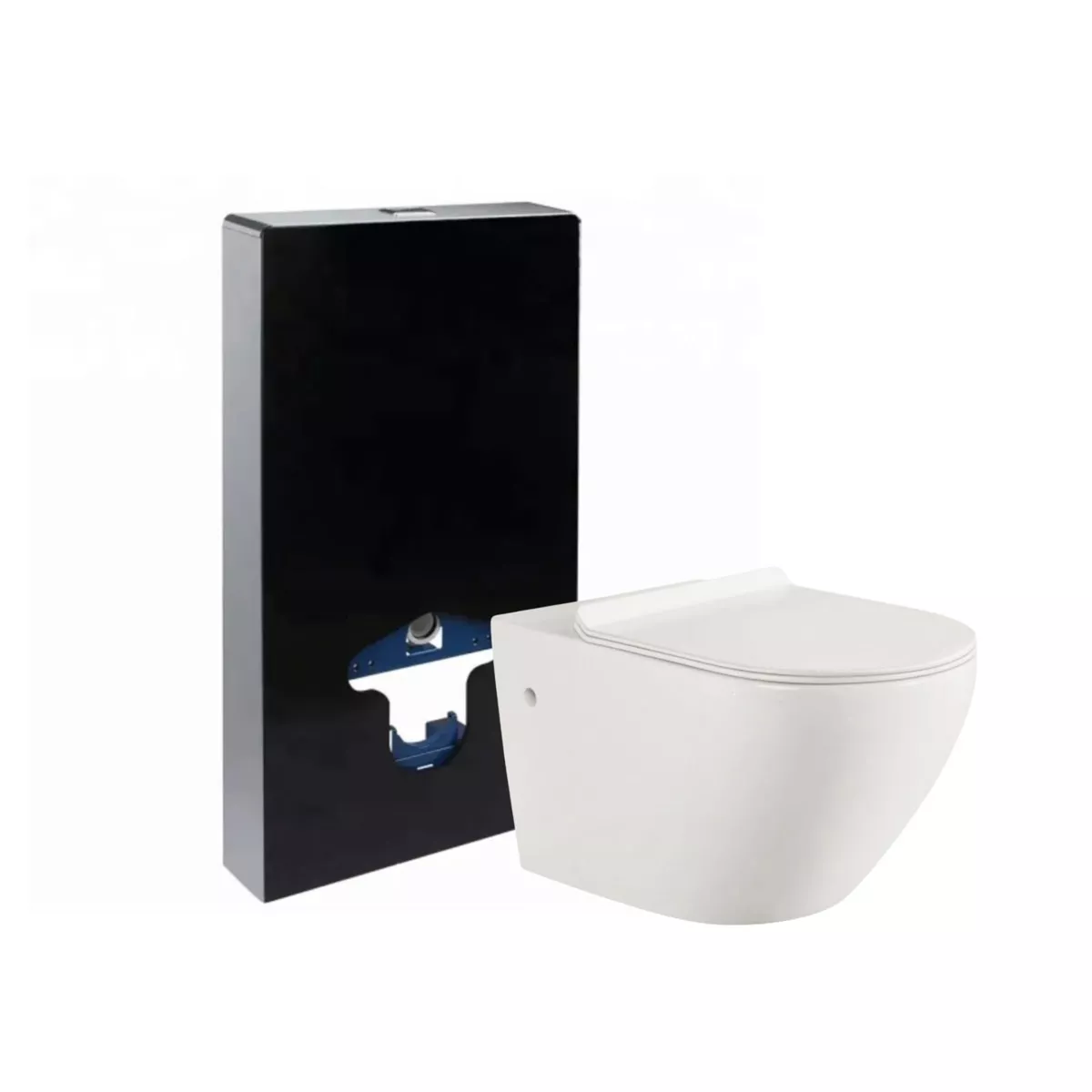 КОМПЛЕКТ СТРУКТУРА 0112 BLACK + ТОАЛЕТНА ЧИНИЯ 3755 SLIM SEAT