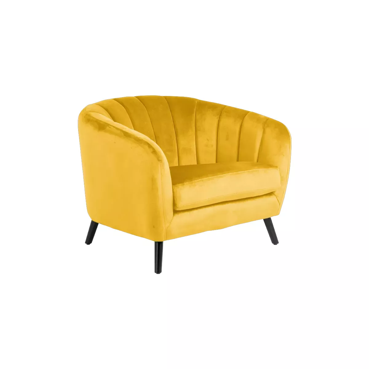 КРЕСЛО GRETA - ЖЪЛТА HLR