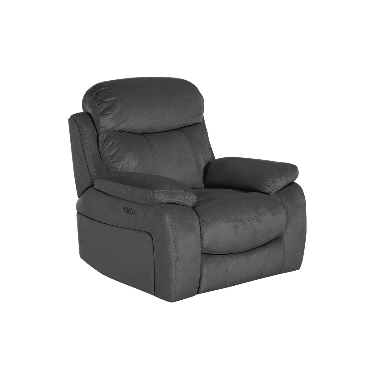 ФОТЬОЙЛ С ЕЛЕКТРИЧЕСКИ РЕЛАКС МЕХАНИЗЪМ SELENA LUX - ТЪМНОСИВ 457