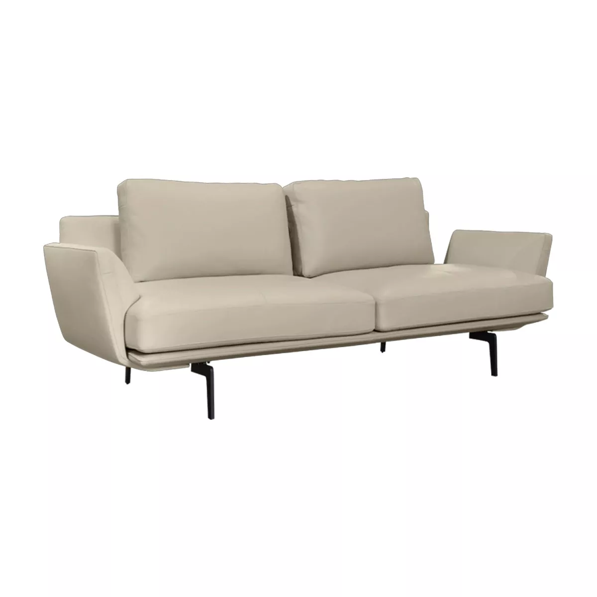 КОЖЕН ДИВАН - ТРОЙКА GRAM LUX - БЕЖОВ