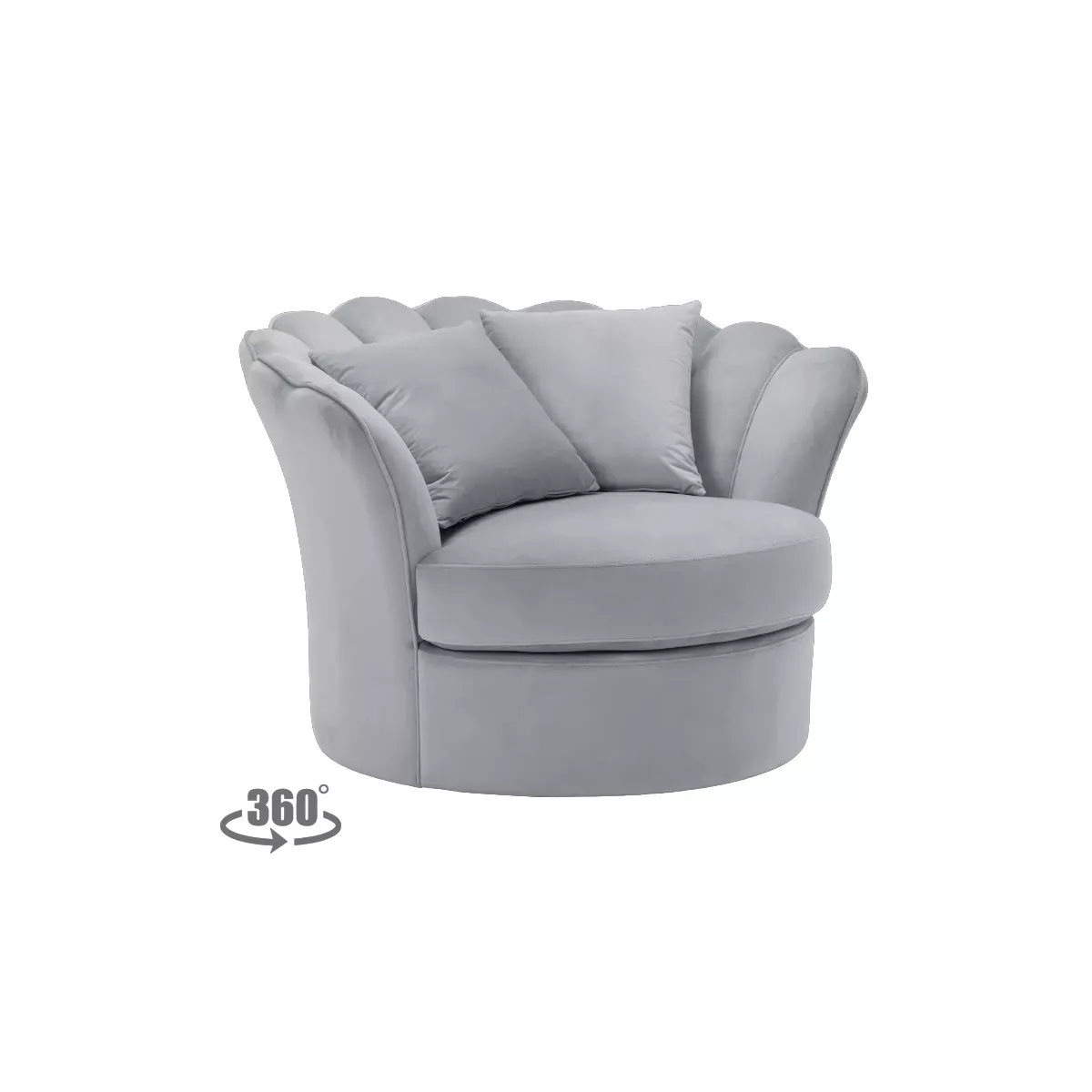 КРЕСЛО ARNE - СИВ HLR