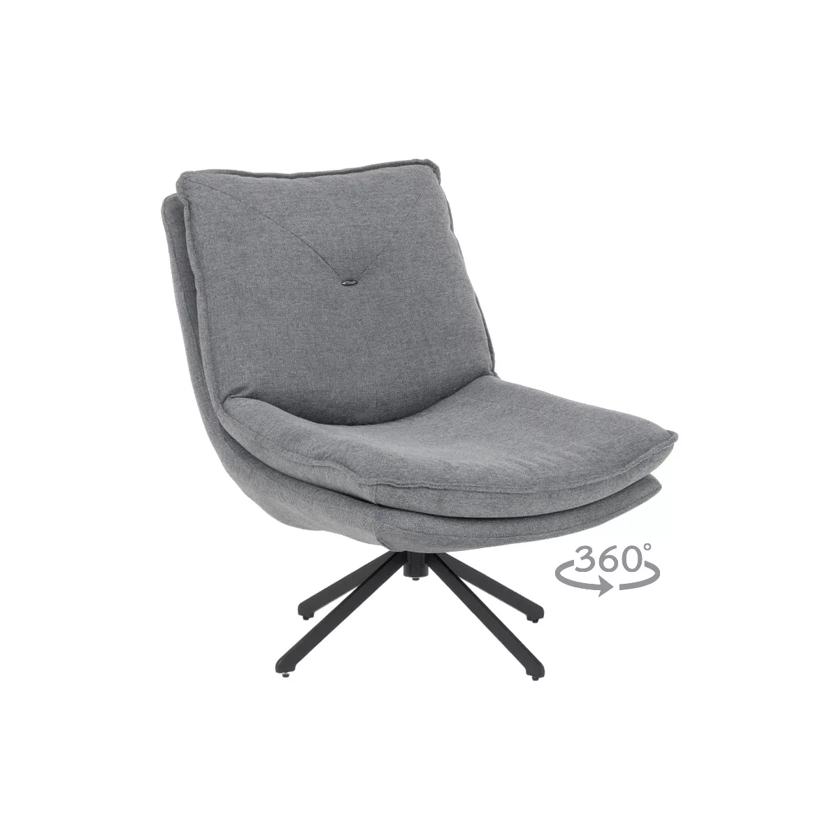 КРЕСЛО HAMILTON - СИВО BF 5