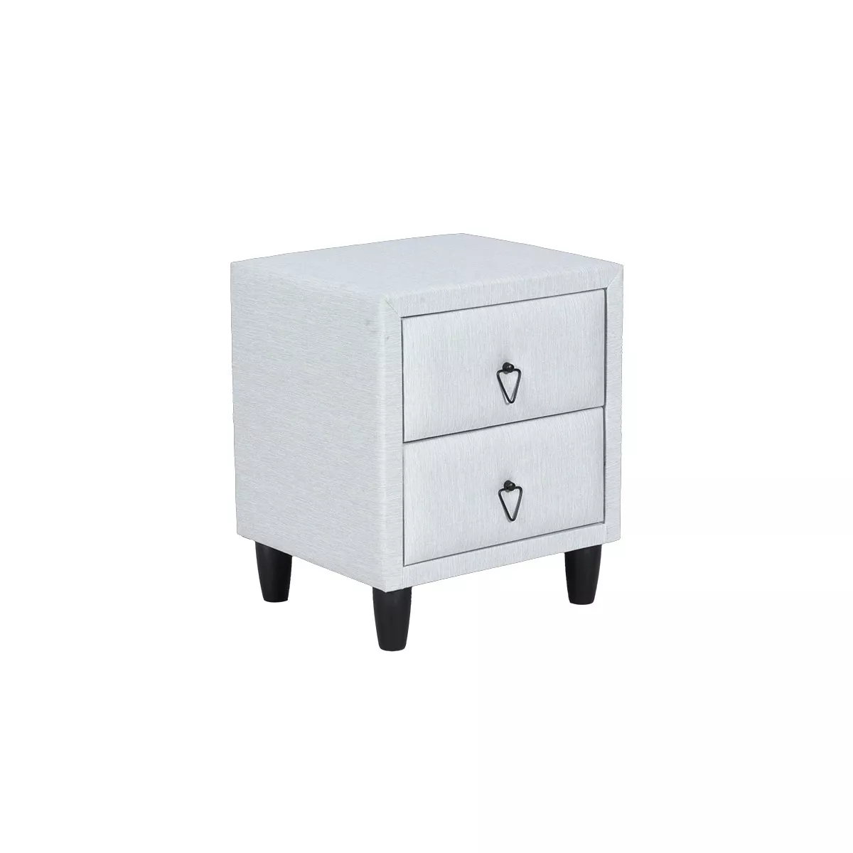 НОЩНО ШКАФЧЕ ЗА СПАЛНЯ GRASSE - СИВ 102