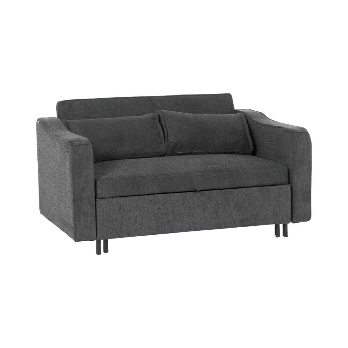 РАЗТЕГАТЕЛЕН ДИВАН - ДВОЙКА ELIO - СИВ