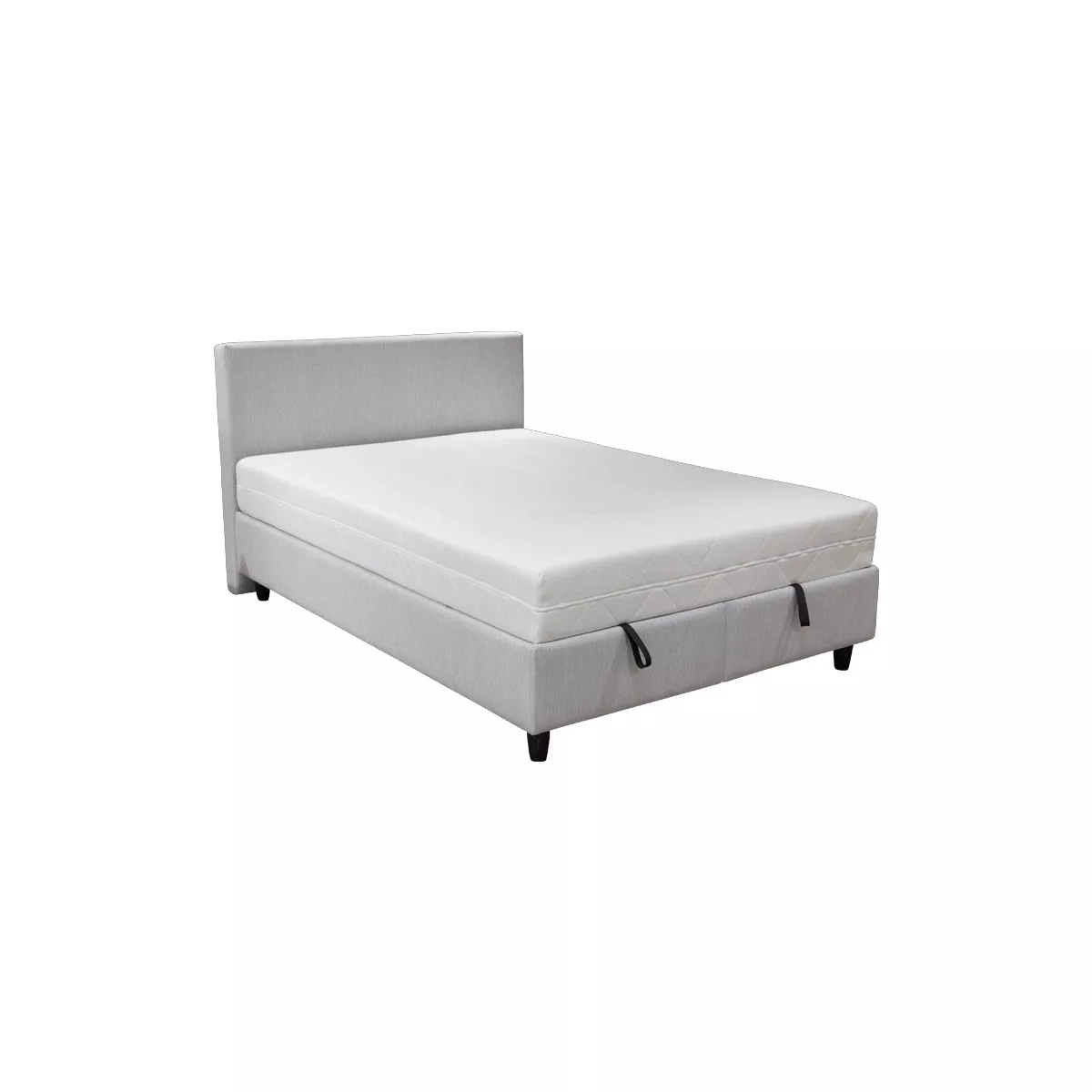 ТАПИЦИРАНА САЛНЯ С МАТРАК GRASSE 160 X 200 - СИВ 102