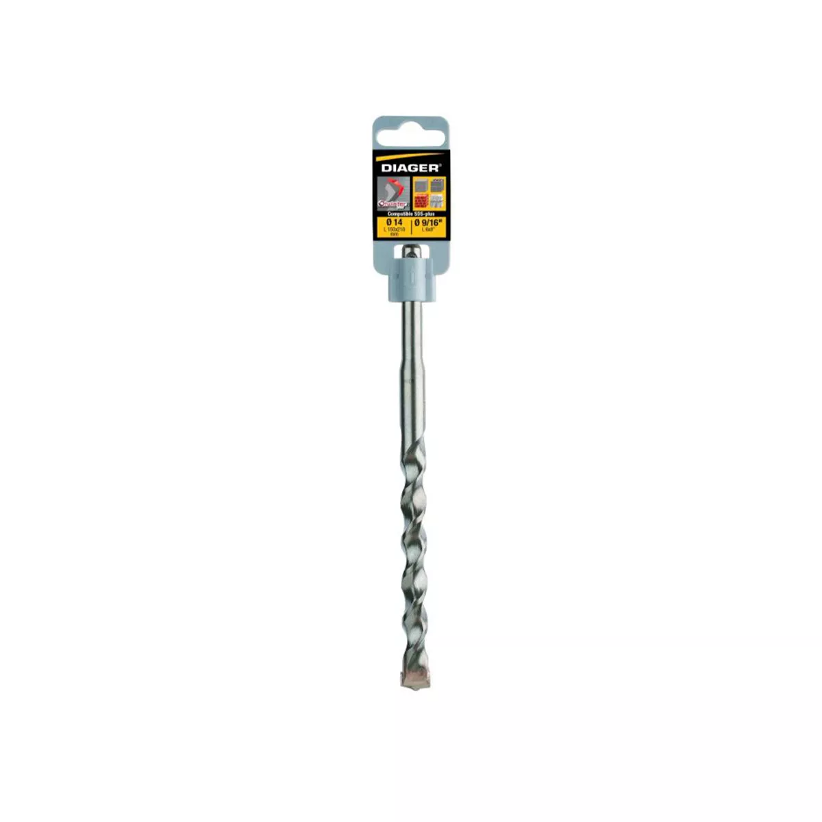 СВРЕДЛО ЗА БЕТОН DIAGER - SDS-PLUS, 10*150*210, 5614082