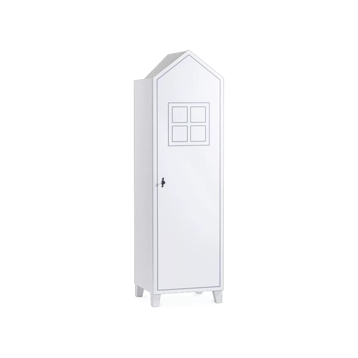 MIAMI ГАРДЕРОБ ЕДНОКРИЛЕН - БЯЛ - 2341