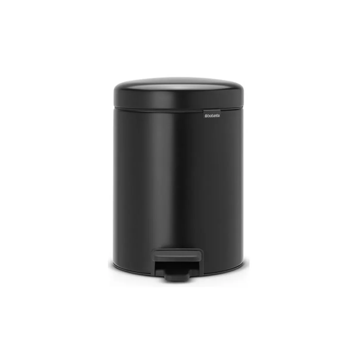 КОШ С КАПАК 5Л. BRABANTIA NEWLCON  MATT BLACK - 649014