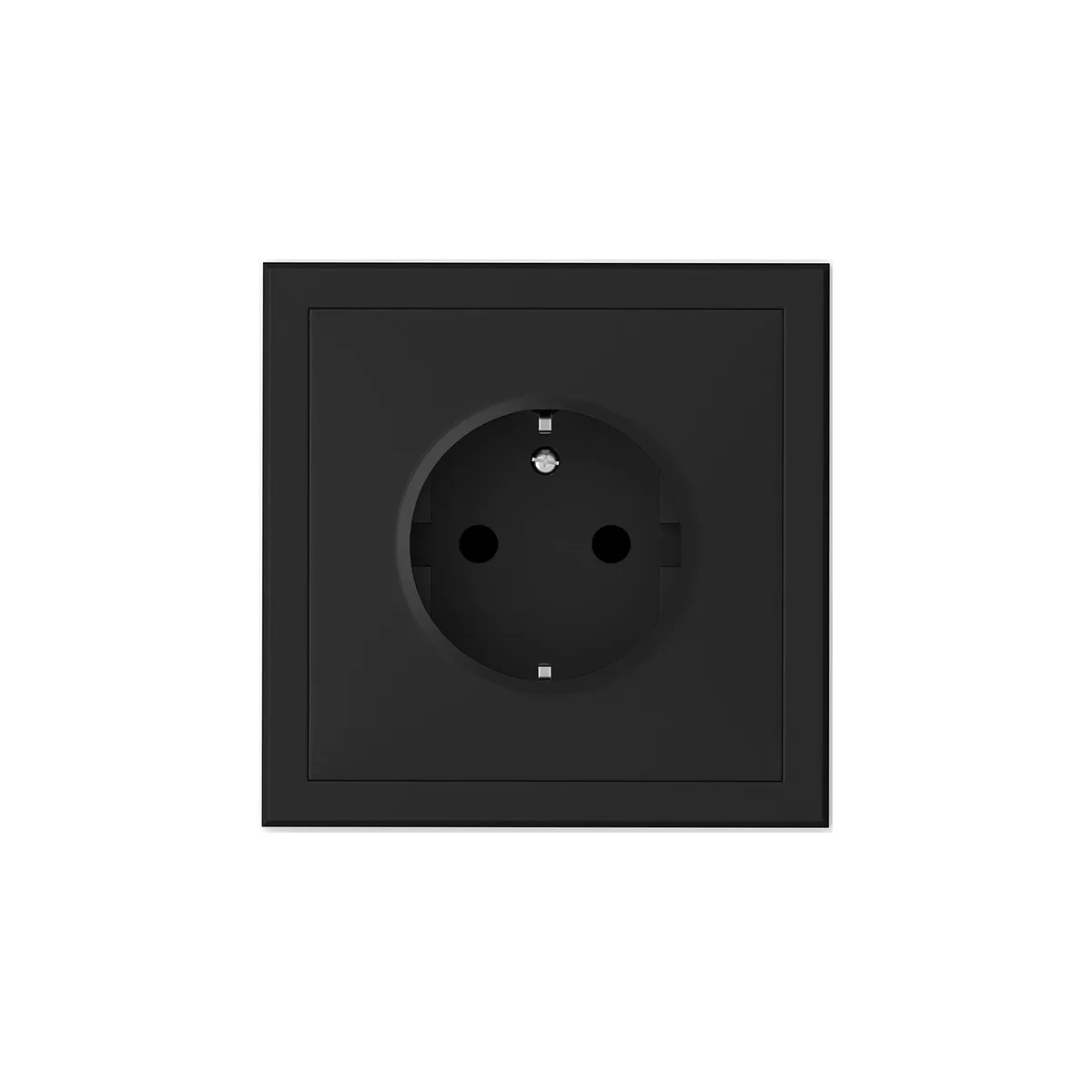 КОНТАКТ ШУКО 16А С ДЕТСКА ЗАЩИТА ЧЕРЕН МАТ/043616