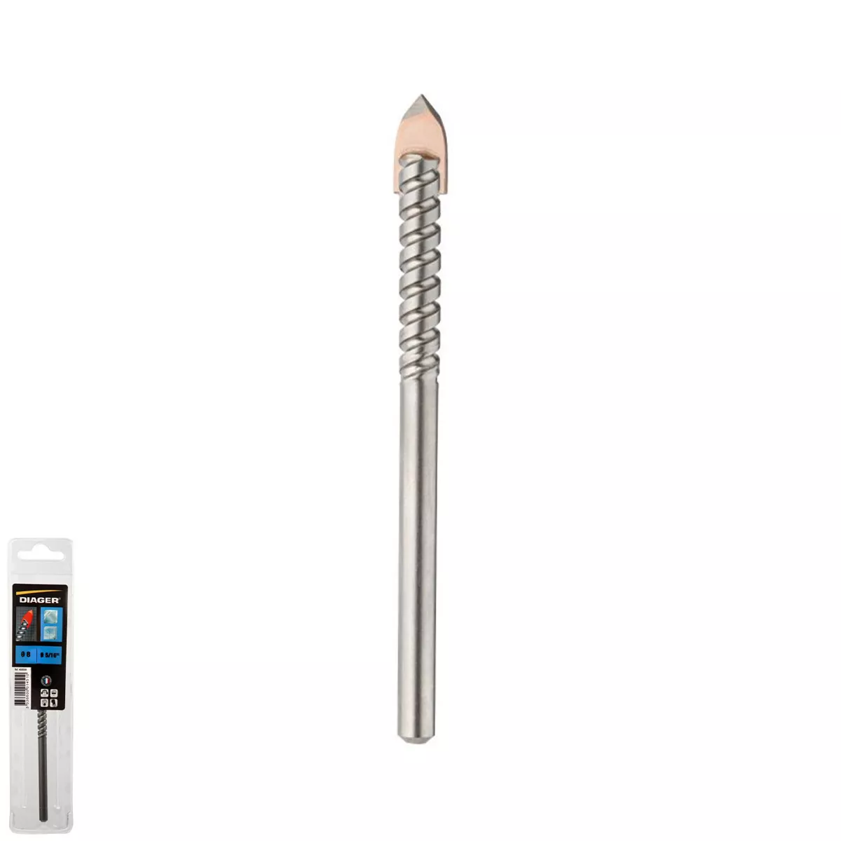 СВРЕДЛО ЗА СТЪКЛО И КЕРАМИКА DIAGER - 10*60*100, 5625024