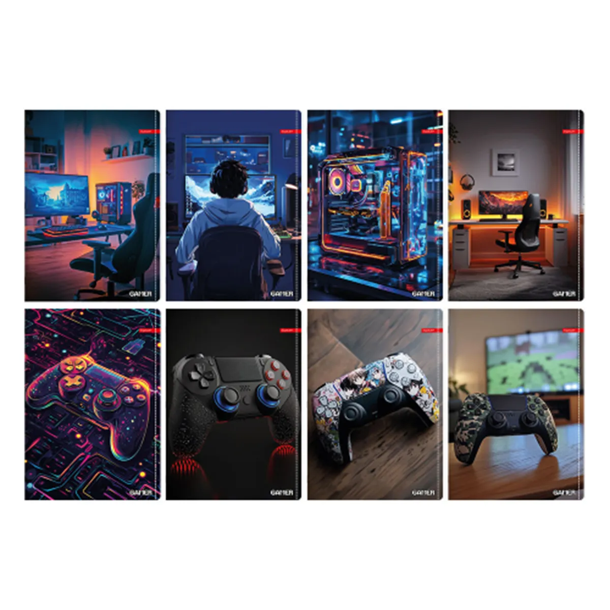 ТЕТРАДКА A4 ILIJANUM GAMER UV MK 60Л 48373