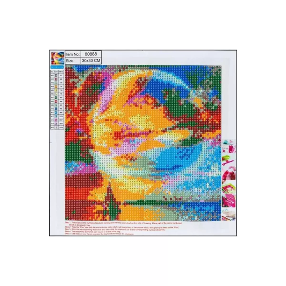 МОЗАЙКА CENTRUM 5D DIAMOND 80888 30/30CM 48205