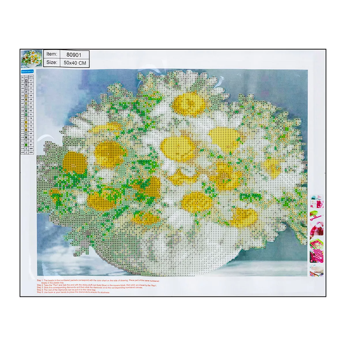 МОЗАЙКА CENTRUM 5D DIAMOND 80901 40/50CM 48206