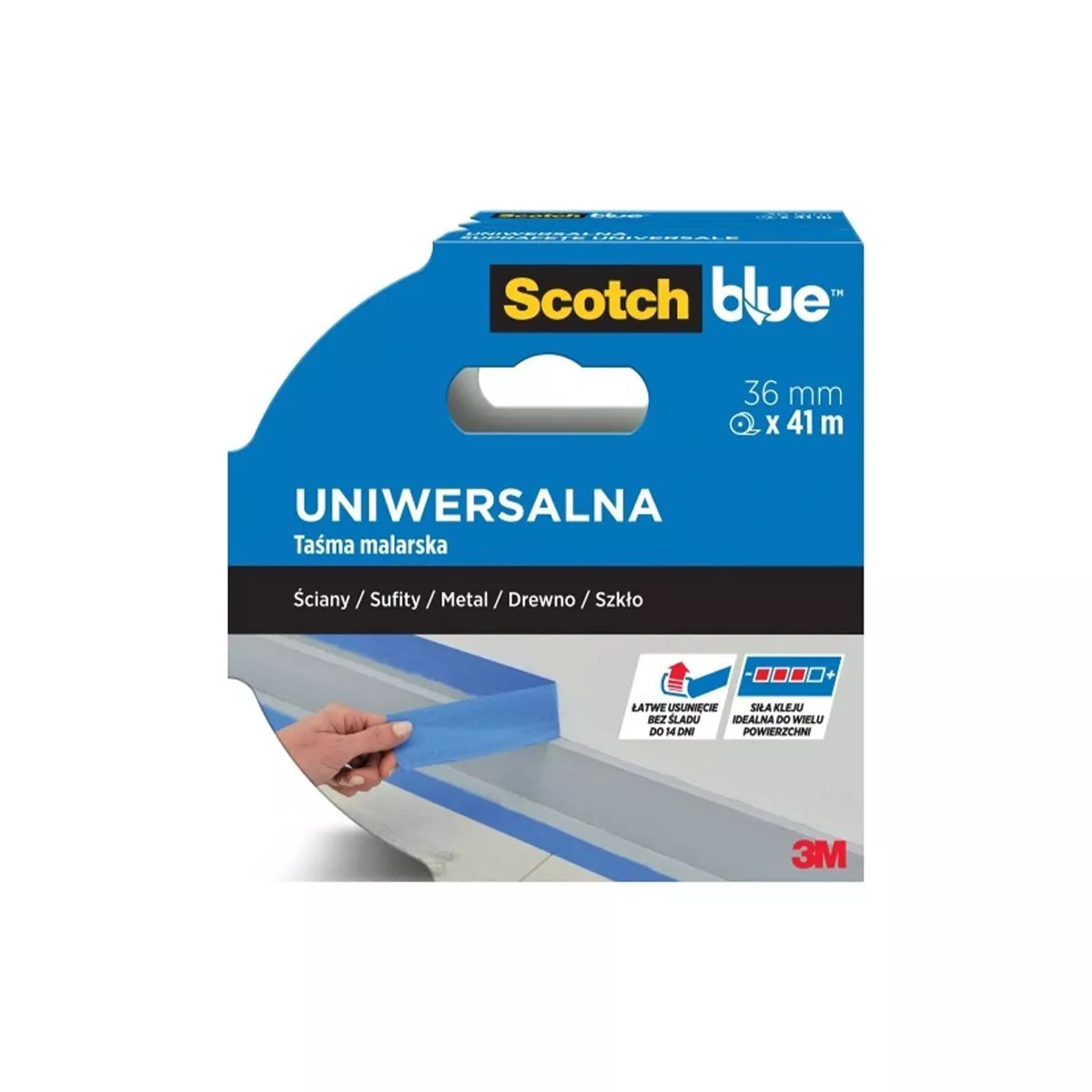 ТИКСО ЗА ВСЯКАКВИ ПОВЪРХНОСТИ 41М.*36ММ. SCOTCH BLUE/3510034