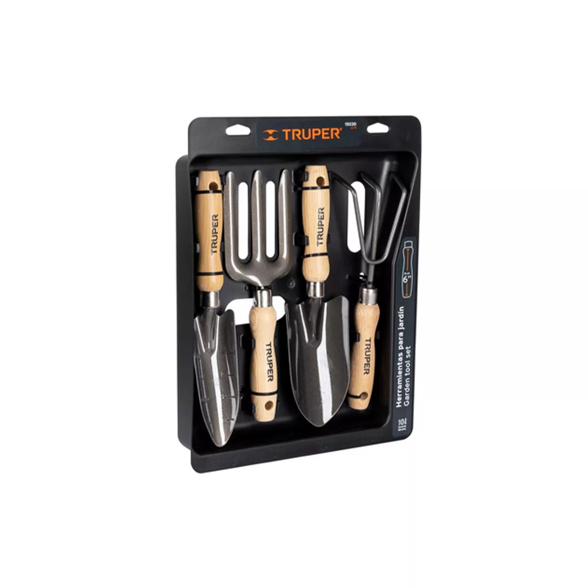 КОМПЛЕКТ КЪСИ ИНСТРУМЕНТИ ЗА ГРАДИНА -4 ЧАСТИ,15СМ./ 15030