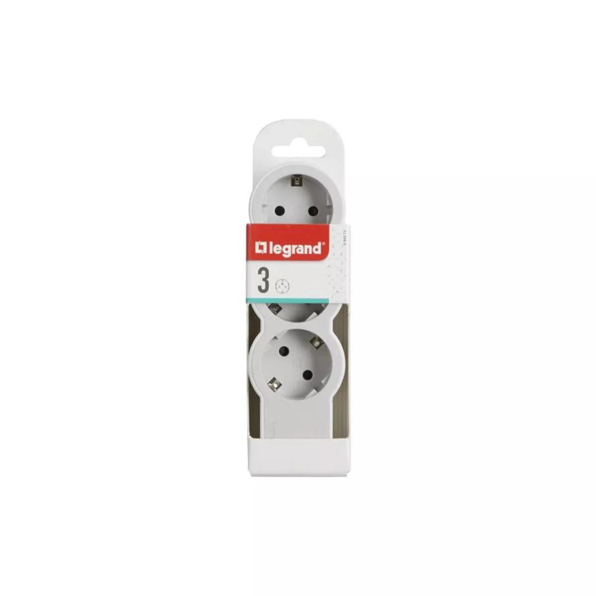 РАЗКЛОНИТЕЛ LEGRAND БЯЛ, 3Х2Р+Е - БЕЗ КАБЕЛ/ 694573