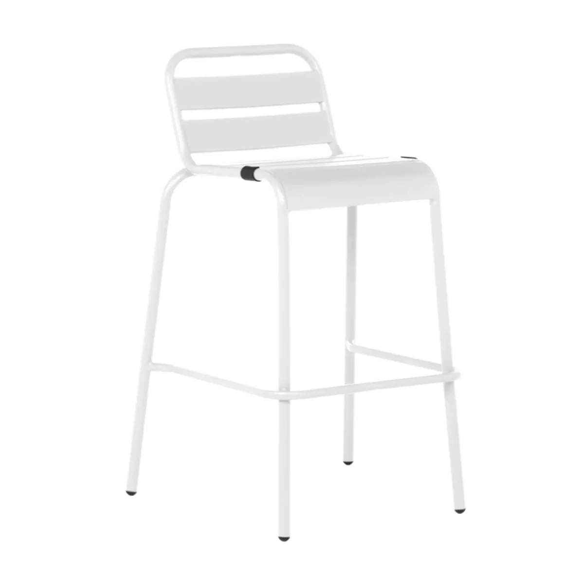 КЕТЪРИНГ БАР СТОЛ SHAKI - БЯЛ