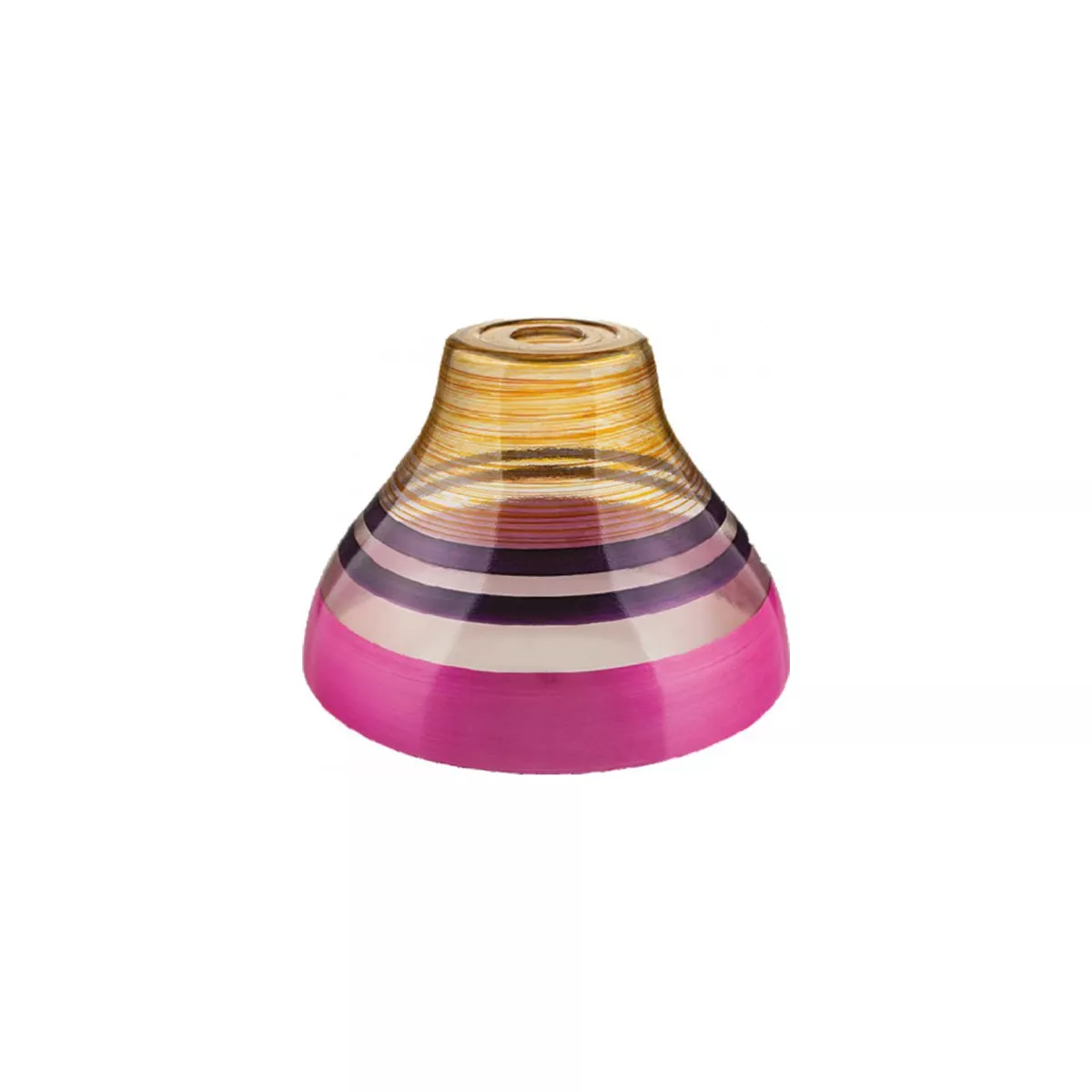 ПЕНДЕЛНО СТЪКЛО 1039-SF E27, Ф320 ЗЛАТНО+РОЗОВО+ВИОЛЕТ