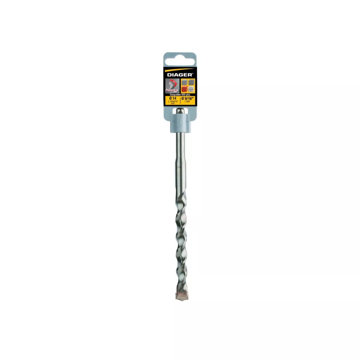 СВРЕДЛО ЗА БЕТОН DIAGER - SDS-PLUS, 8*200*260, 5614064