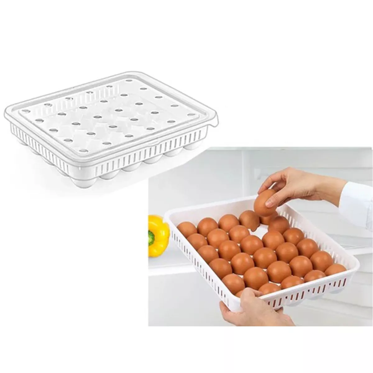 КУТИЯ ЗА ЯЙЦА 30БР., МОДЕЛ  724 VOCE/  10953