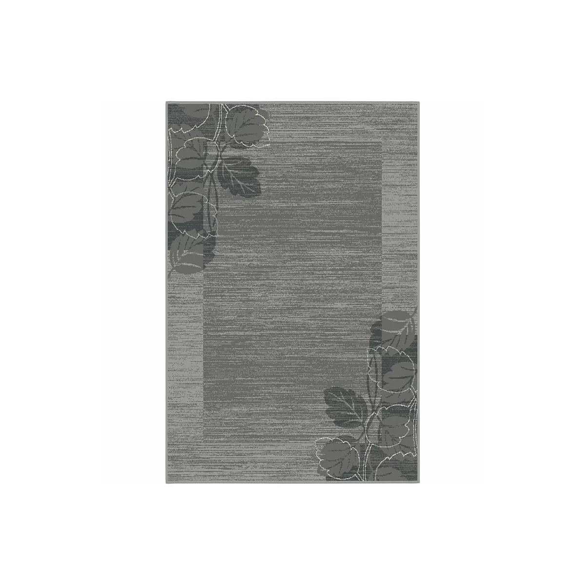 КИЛИМ LANU РАМКА ЛИСТА СИВО 60*110