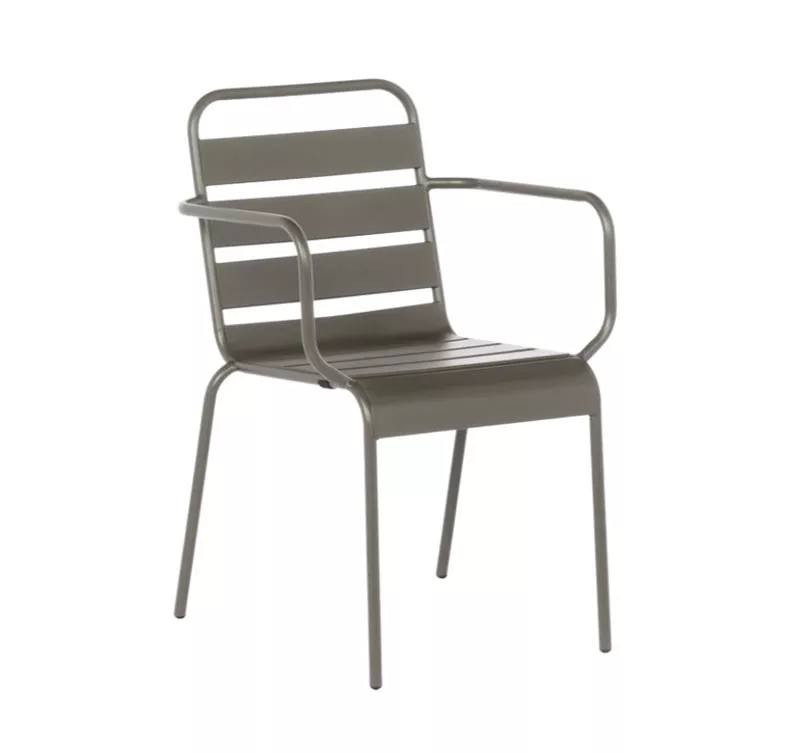 МЕТАЛЕН ГРАДИНСКИ СТОЛ INISA - КАПУЧИНО