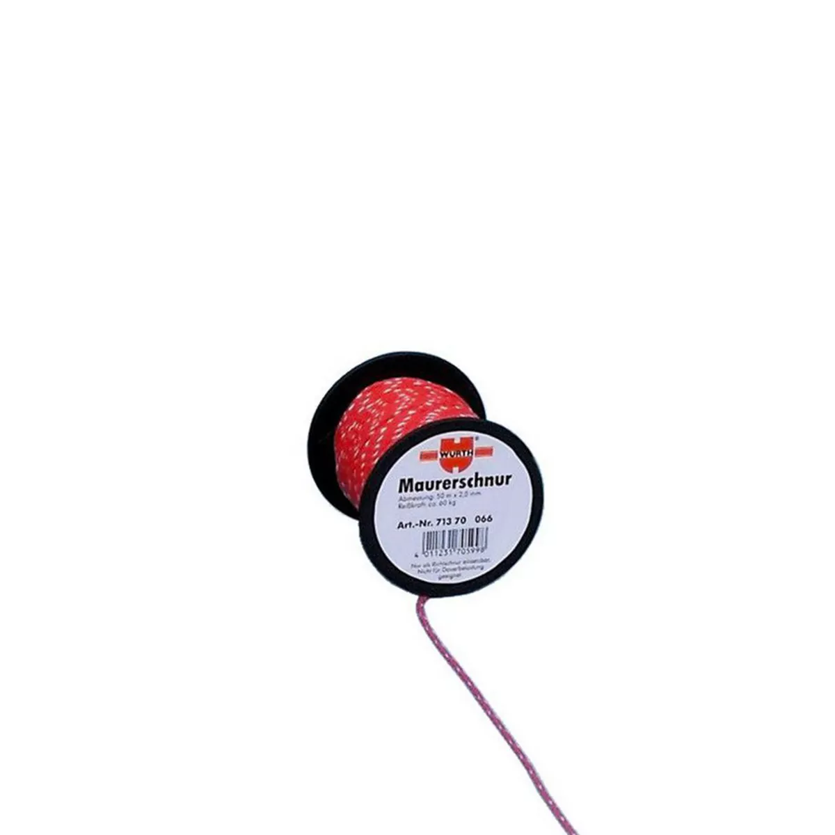 ШНУР ЗИДАРСКИ 1,7ММ 50М ЧЕРВЕН WURTH 071370 065