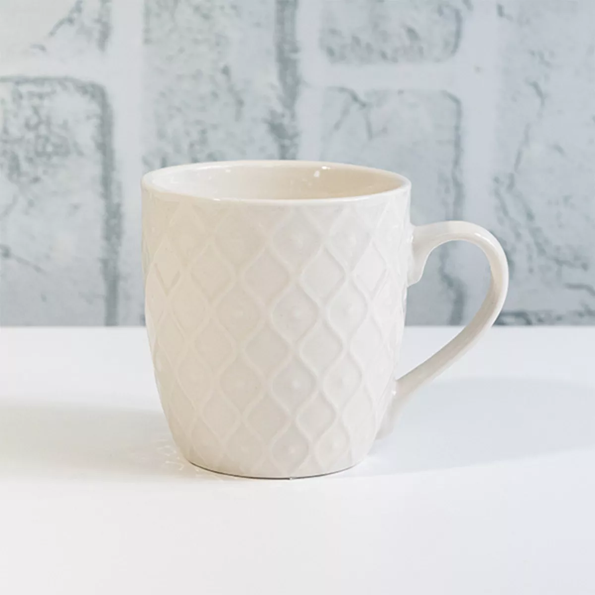 ЧАША С ДРЪЖКА РЕЛЕФ РОМБОВЕ WS014 И02-14213