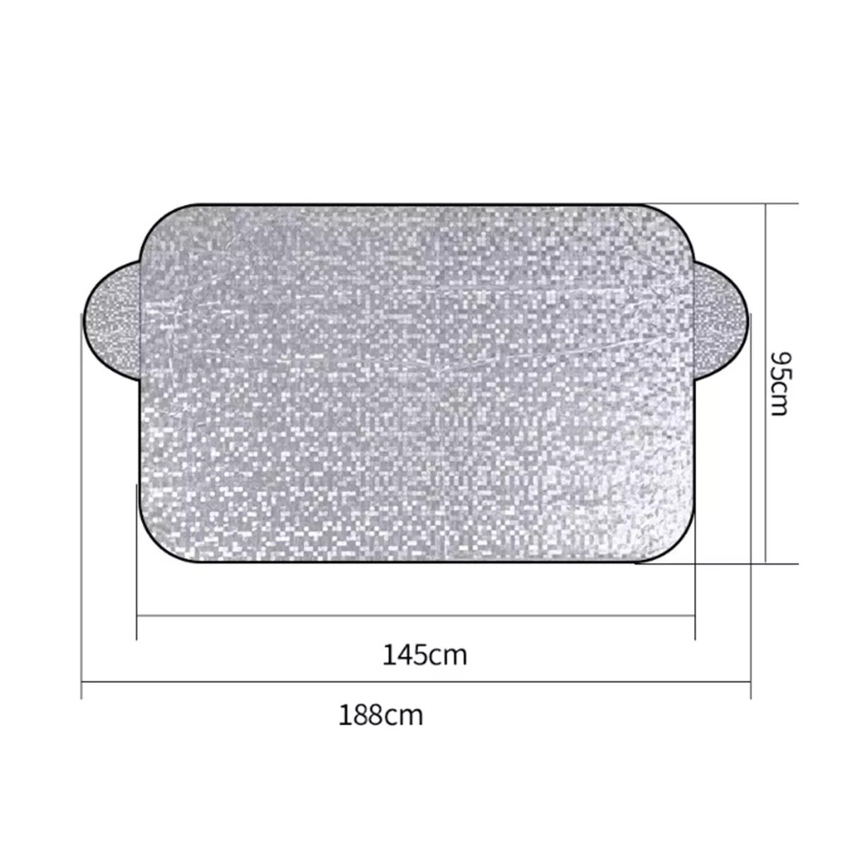 СЕННИК ЗА ПРЕДНО СТЪКЛО РА893 188*95СМ - 47032