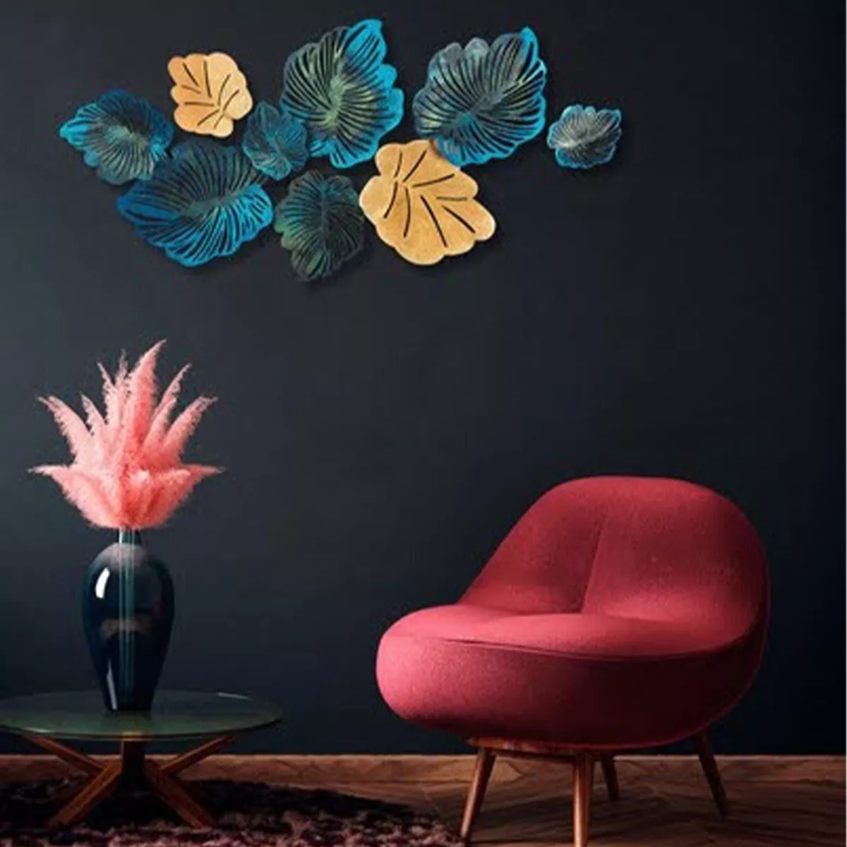 ДЕКОРАТИВЕН МЕТАЛЕН АКСЕСОАР ЗА СТЕНА 130/64 СМ