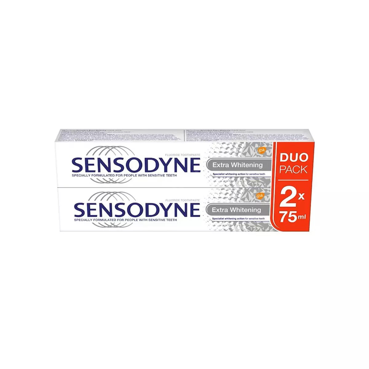 ПАСТА ЗА ЗЪБИ SENSODYNE КОМПЛЕКТ 2 БРОЯ.- MULTI PACK 2*75 МЛ