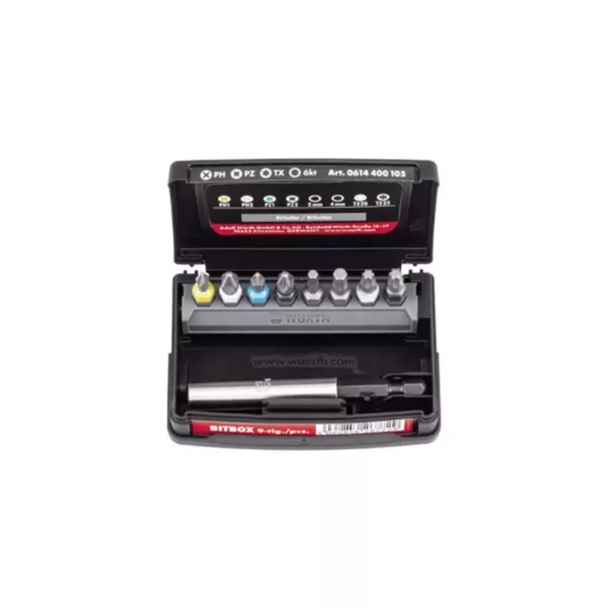 КОМПЛЕКТ 9 ЧАСТИ НАКРАЙНИЦИ PH/PZ/TX/HEX 0614400105