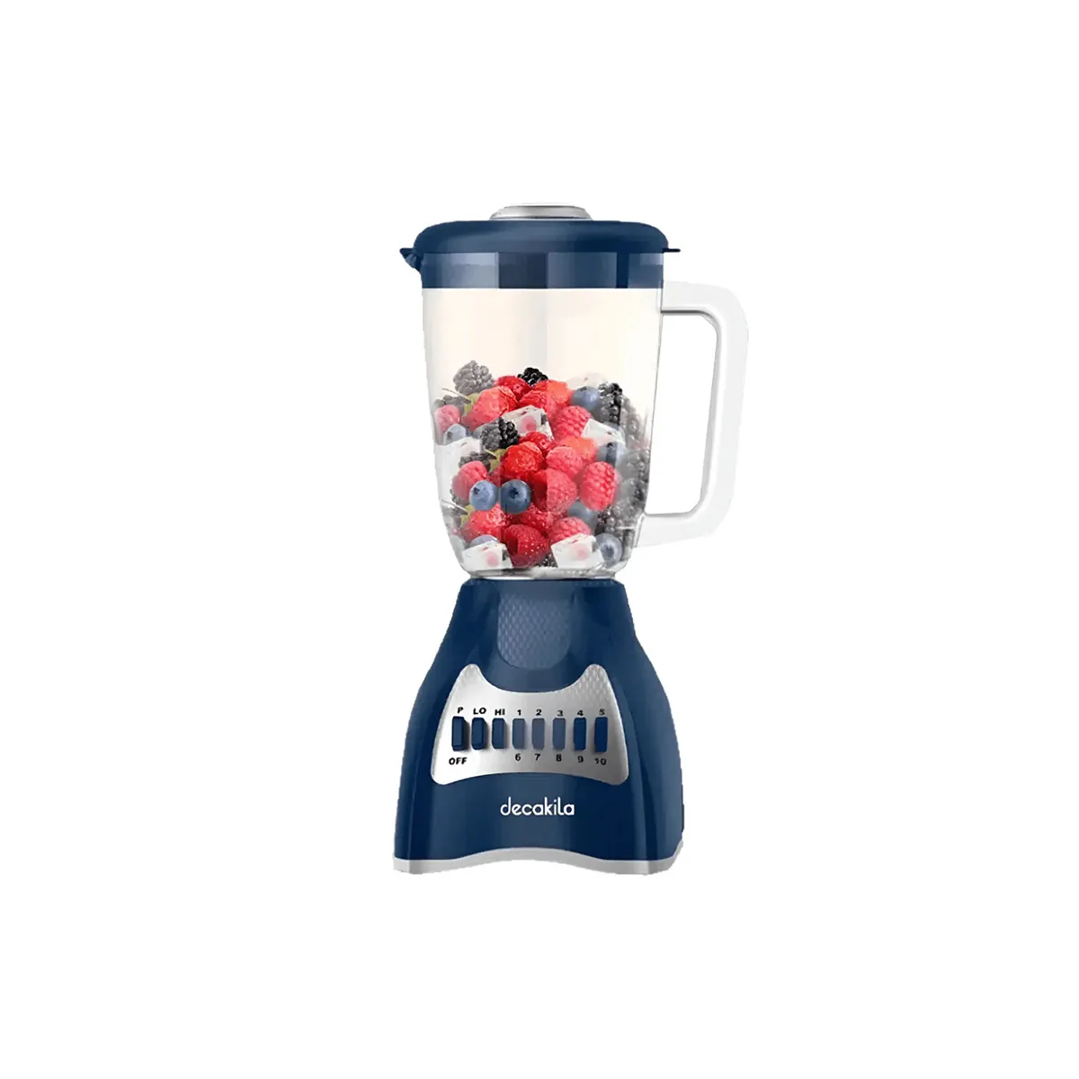 БЛЕНДЕР DECAKILA 10 СКОРОСТИ 650W 1,5Л СИН KEJB046L