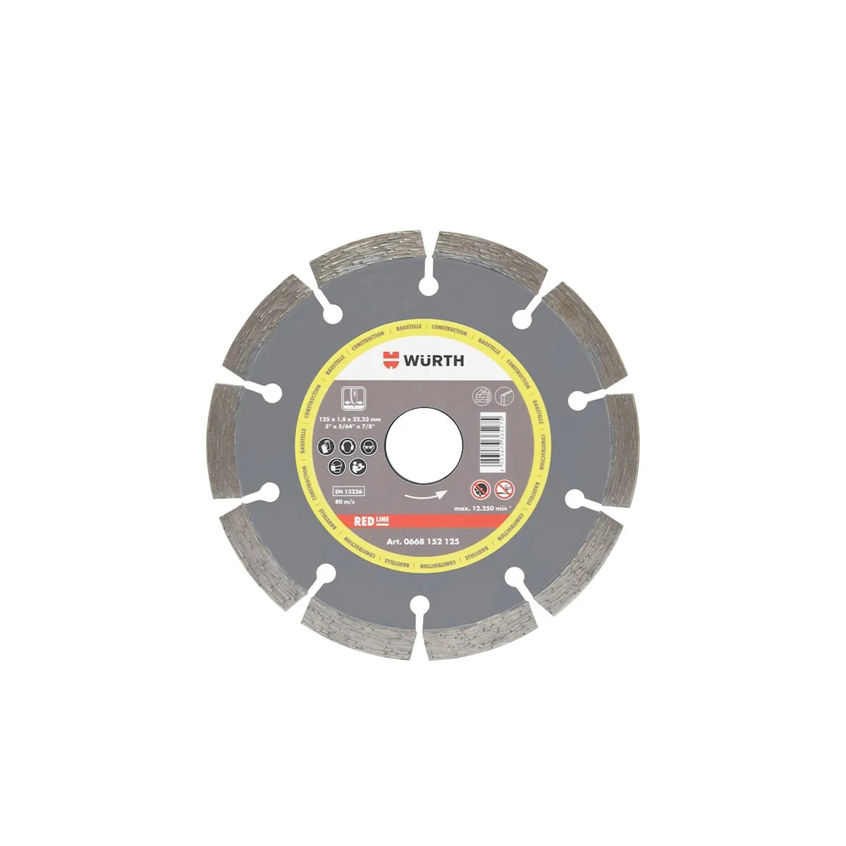 ДИСК ДИАМАНТЕН 125 CONSTRUCTION  0668152125