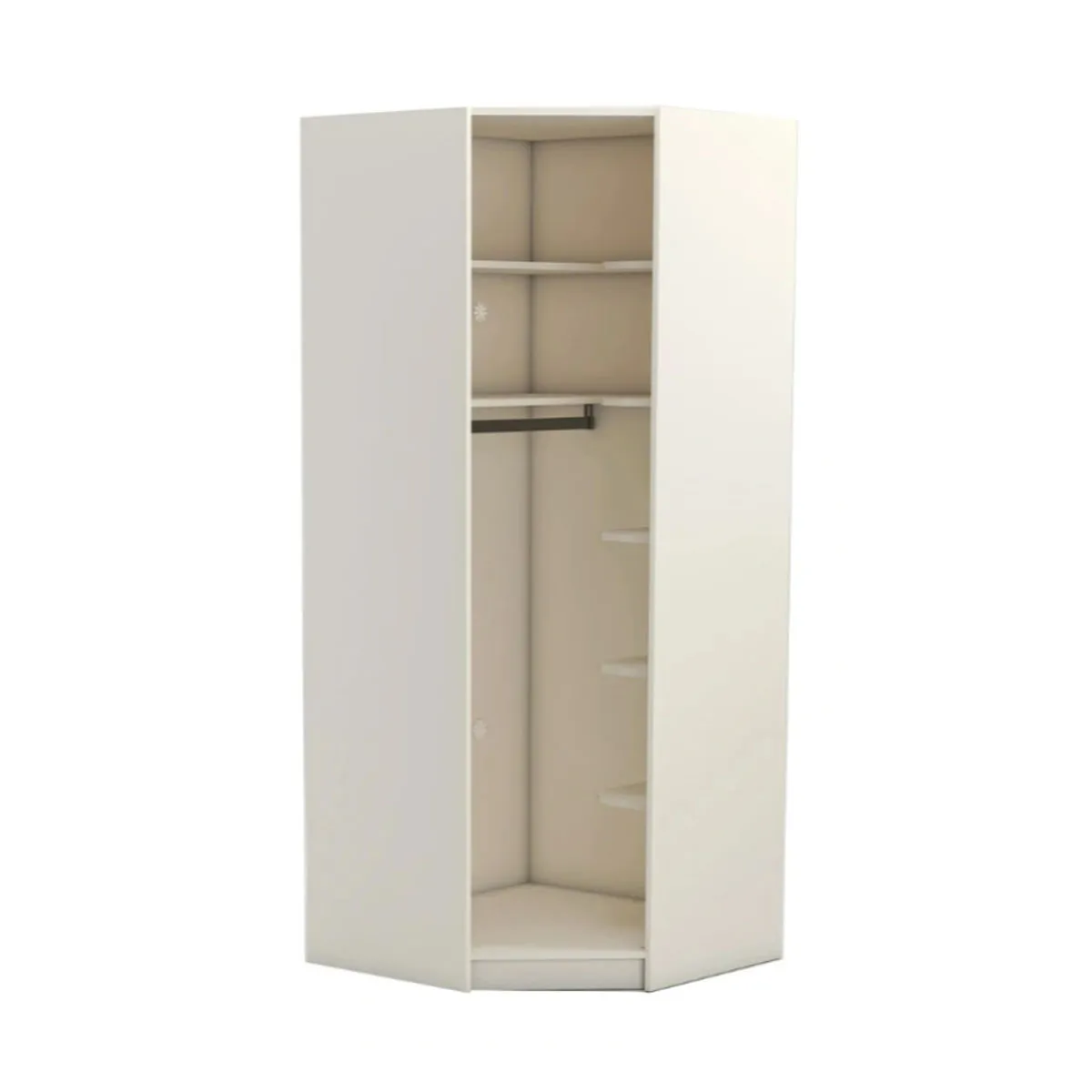 ЪГЛОВ ГАРДЕРОБ YORK - КРЕМ