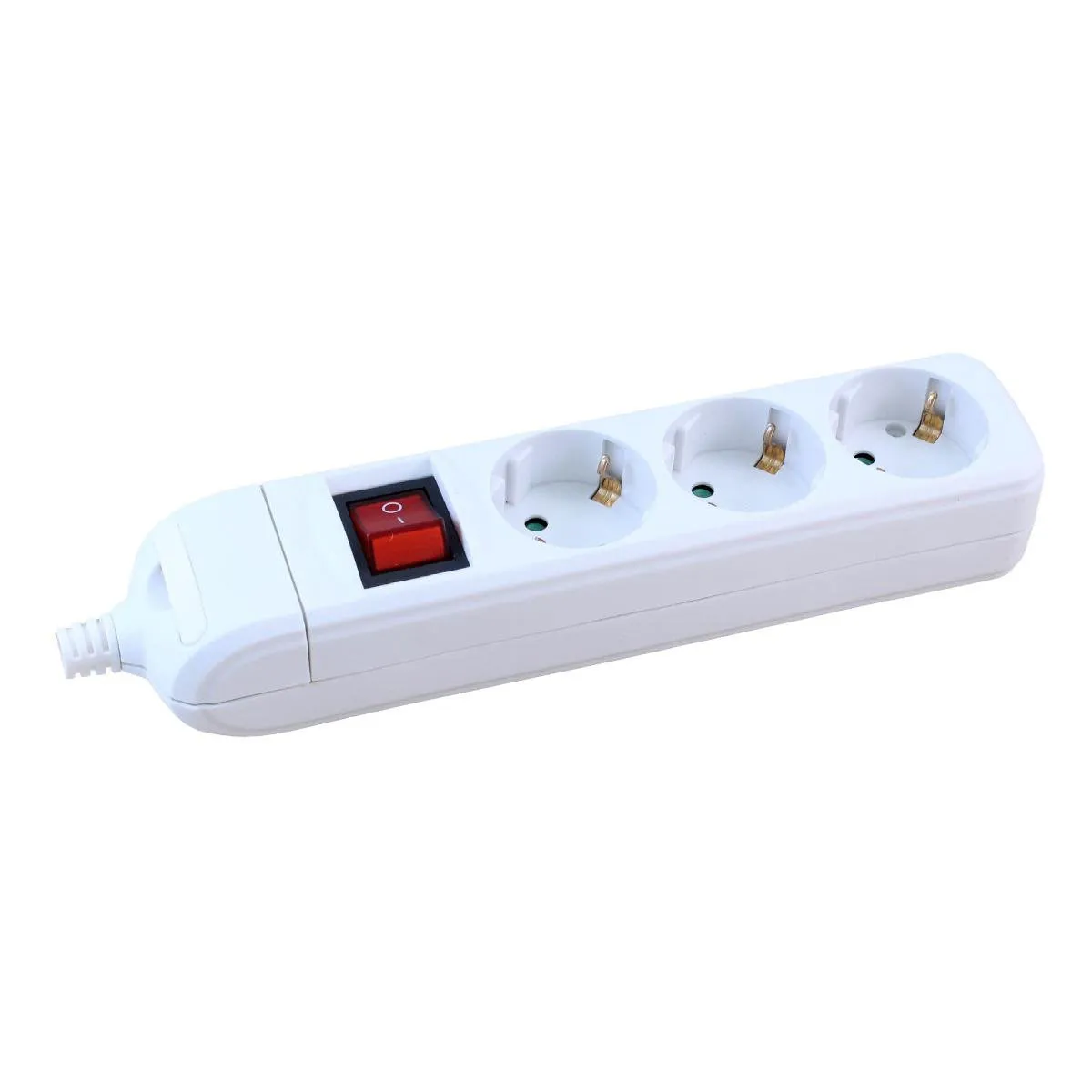 РАЗКЛОНИТЕЛ С КОПЧЕ БЯЛ 3Х2Р+Е БЕЗ КАБЕЛ COMMEL C232-032