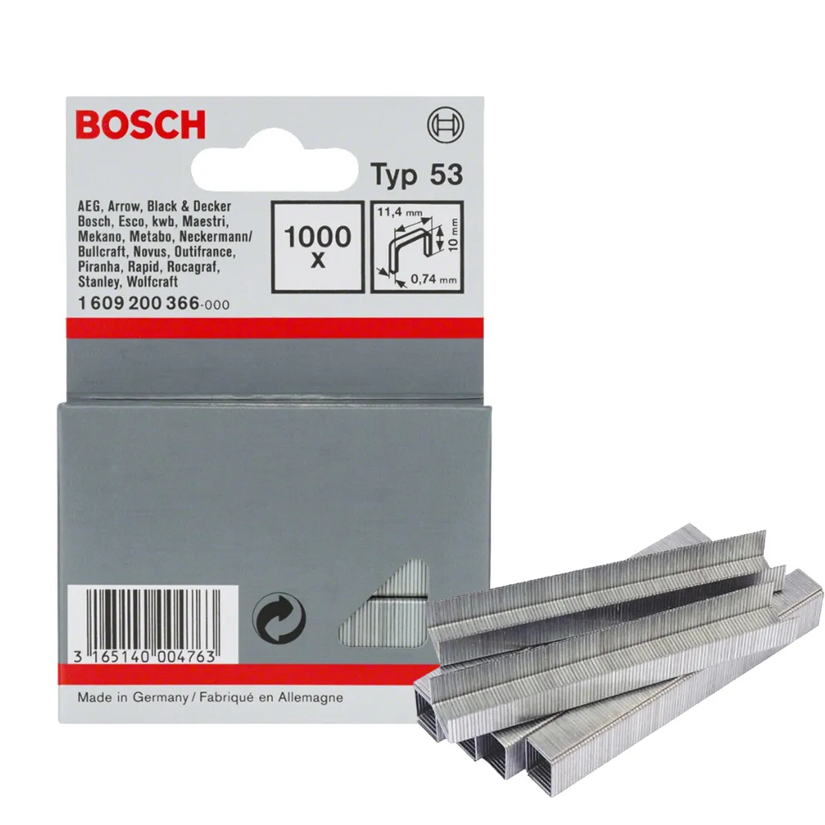 ТЕЛЧЕТА 10*10 1000БР BOSCH 1609200366